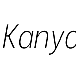 Kanyon Condensed