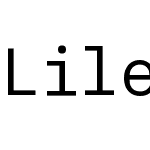 Lilex Nerd Font Mono