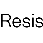 Resist Sans Display