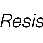 Resist Sans Display