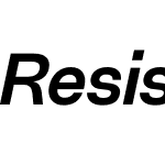Resist Sans Display