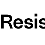 Resist Sans Display