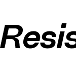 Resist Sans Text