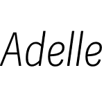 Adelle Sans Condensed