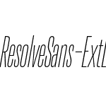 Resolve Sans