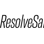 Resolve Sans