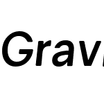 Gravity Bold Italic
