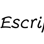 Escript LT Regular