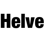 HelveticaNeueLT Std Blk Cn