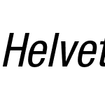 HelveticaNeueLT Std Cn