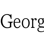 Georgia Pro Condensed