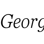 Georgia Pro Condensed