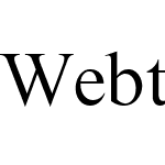 Webtype Web Use Only