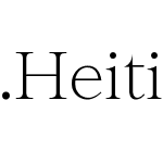 .HeitiUI SC