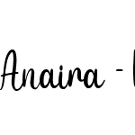 Anaira - Personal Use