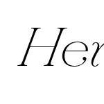 HeraBig-ThinItalic