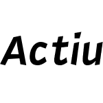 Actium-SemiBoldItalic