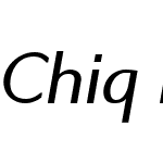 Chiq Italic