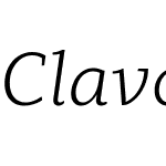 Clavo-LightItalic