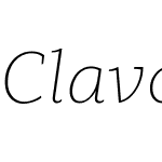 Clavo-UltraLightItalic