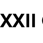 XXII Geom DEMO Bold