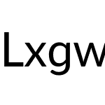 Lxgw Pinyin