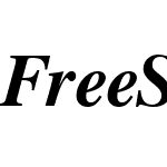 FreeSerifBoldItalic