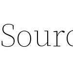 Source Serif 4 Subhead