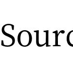 Source Serif 4 Subhead