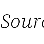 Source Serif 4 Caption