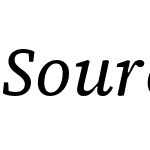 Source Serif 4 Caption