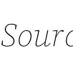 Source Serif 4 SmText