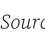 Source Serif 4 SmText