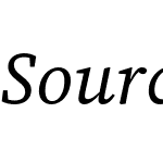 Source Serif 4 SmText