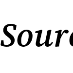 Source Serif 4 SmText