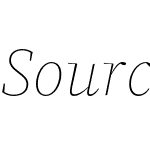 Source Serif 4 Subhead