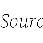 Source Serif 4 Subhead