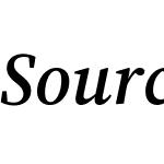 Source Serif 4 Subhead