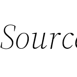 Source Serif 4 Display