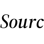 Source Serif 4 Display