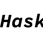 Hasklig Nerd Font