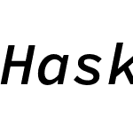 Hasklig Nerd Font