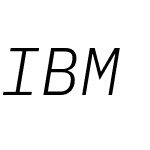 IBMPlexMono Nerd Font