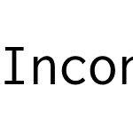 Inconsolata Nerd Font