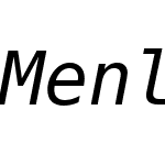 Menlo Nerd Font