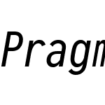 PragmataProMonoLiga Nerd Font