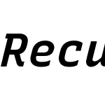 RecursiveMonoLnrSt Nerd Font