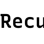 RecursiveMonoLnrSt Nerd Font