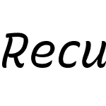 RecursiveSansCslSt Nerd Font