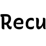 RecursiveSansCslSt Nerd Font